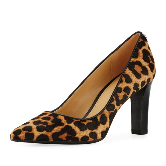 michael kors leopard pumps